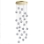 Люстра каскадная LED 120W 4000K 5500Лм JEMSTONE L-VISION ODL25 563 ODEON LIGHT, 5085/120L