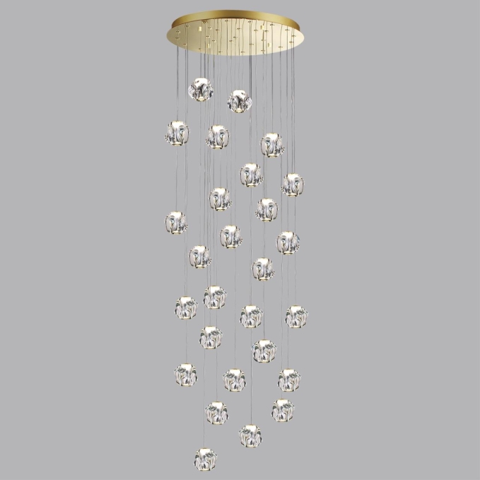 Люстра каскадная LED 120W 4000K 5500Лм JEMSTONE L-VISION ODL25 563 ODEON LIGHT 5085/120L, фото на цветном фоне 1 Люстра каскадная LED 120W 4000K 5500Лм JEMSTONE L-VISION ODL25 563 ODEON LIGHT 5085/120L, фото на цветном фоне 1