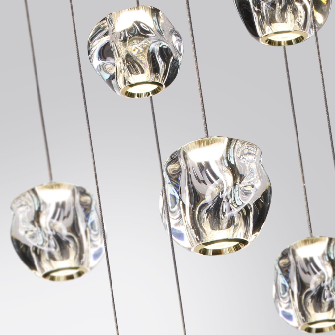 Люстра каскадная LED 120W 4000K 5500Лм JEMSTONE L-VISION ODL25 563 ODEON LIGHT 5085/120L, композиция 3 Люстра каскадная LED 120W 4000K 5500Лм JEMSTONE L-VISION ODL25 563 ODEON LIGHT 5085/120L, композиция 3
