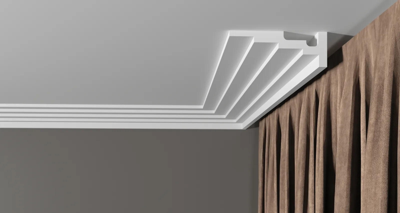 Карниз Decor-Dizayn DD514, 120x43x2000 мм Карниз Decor-Dizayn DD514, 120x43x2000 мм