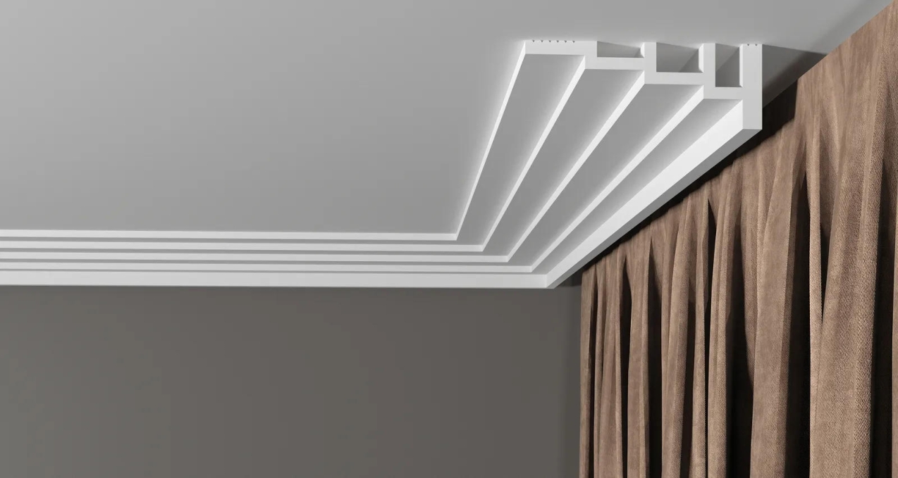 Карниз Decor-Dizayn DD514, 120x43x2000 мм Карниз Decor-Dizayn DD514, 120x43x2000 мм