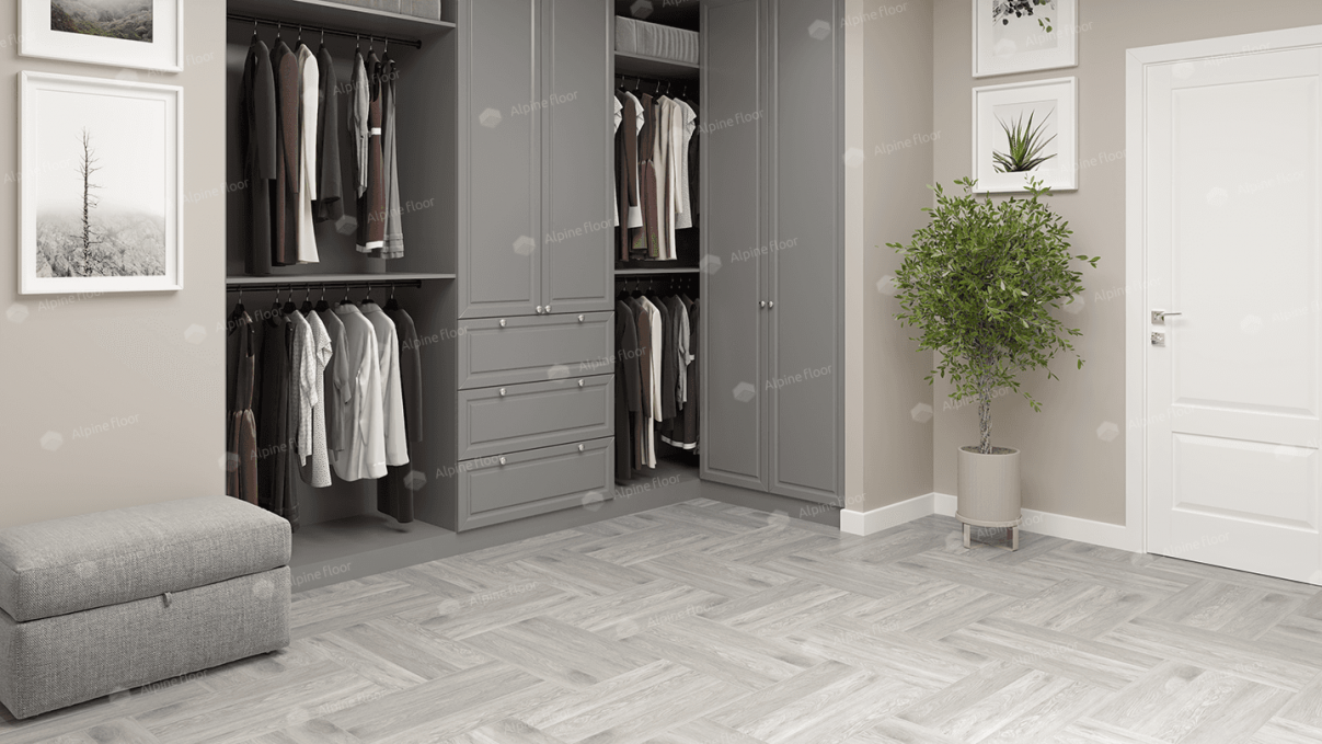 Кварцвиниловая плитка Alpine Floor Parquet LVT Дуб Полис, ECO-16-21 Кварцвиниловая плитка Alpine Floor Parquet LVT Дуб Полис, ECO-16-21