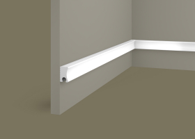 Заглушка Cosca Decor ZP008 правая для рейки RX008, 30x18x2800 мм, Экополимер Заглушка Cosca Decor ZP008 правая для рейки RX008, 30x18x2800 мм, Экополимер