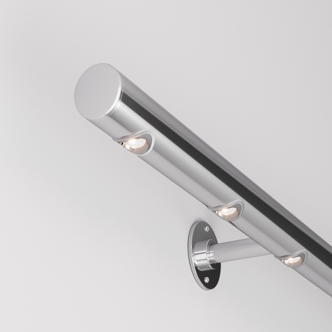 Светильник ALT-LODESTAR-HANDRAIL-R27-1.5W Warm3000 (GR, 30x60 deg, 12-24V), Arlight, 045490, изображение 6