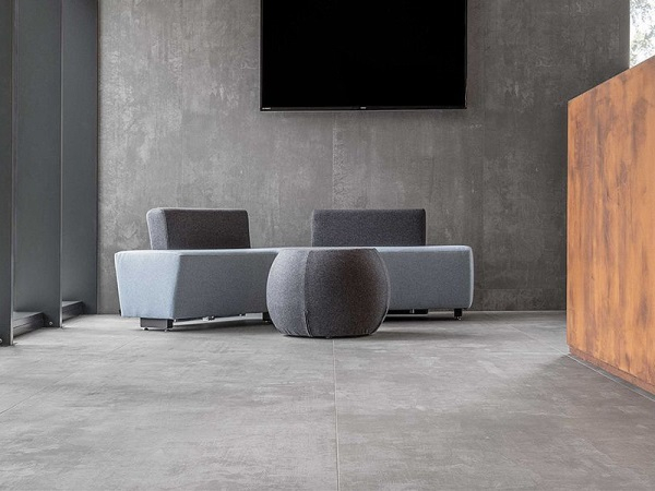 Керамогранит Laminam Cemento Grigio Bocciardato 5 100x300, LAMF009026 Керамогранит Laminam Cemento Grigio Bocciardato 5 100x300, LAMF009026