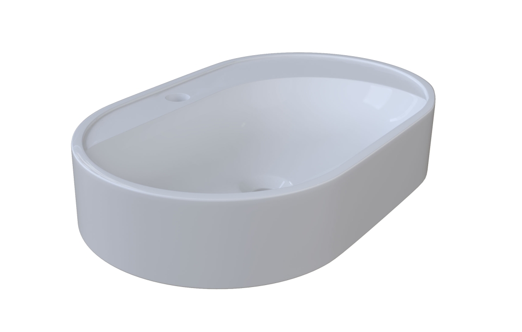 Накладная раковина Madera Luna 4627173210751 60 см белая глянцевая Накладная раковина Madera Luna 4627173210751 60 см белая глянцевая