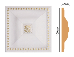 Вставка цветная Decomaster D209-54, 100x100x22 мм