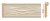 Карниз, плинтус потолочный Decomaster D219-61, 60x17x2400 мм
