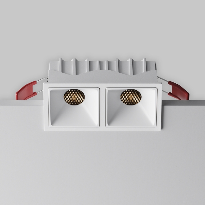 Встраиваемый светильник Альфа / Alfa LED 20 Вт 3000 К 50°, DL043-02-10W3K-SQ-W-1, изображение 6 Встраиваемый светильник Альфа / Alfa LED 20 Вт 3000 К 50°, DL043-02-10W3K-SQ-W-1, изображение 6