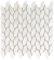 Мозаика Atlas Concorde Marvel Stone Bianco Dolomite Twist 30.5x30.5, 9STD