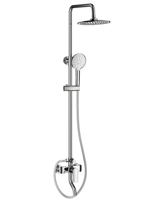 Душевая стойка со смесителем Wonzon & Woghand Line WW-AE3354-CR хром глянцевая