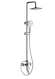 Душевая стойка со смесителем Wonzon & Woghand Line WW-AE3354-CR хром глянцевая