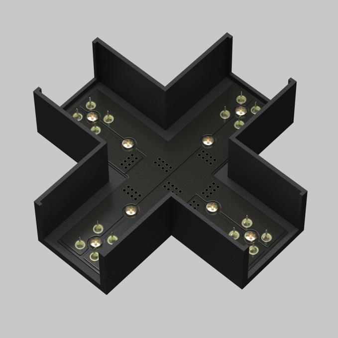 Коннектор питания X-образный Elasity, TRA160CX-11B, изображение 1 Коннектор питания X-образный Elasity, TRA160CX-11B, изображение 1