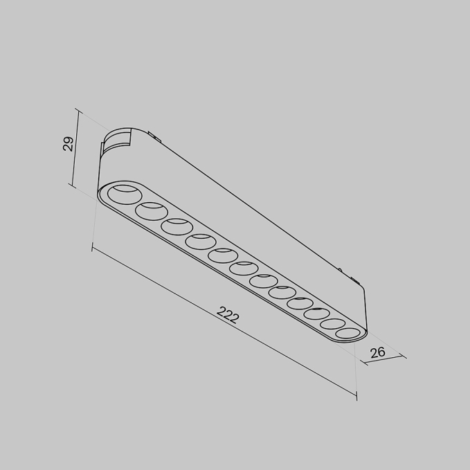 Трековый светильник Точки / Points Radity 3000K 12Вт 36°, TR082-1-12W3K-M-B, изображение 4 Трековый светильник Точки / Points Radity 3000K 12Вт 36°, TR082-1-12W3K-M-B, изображение 4