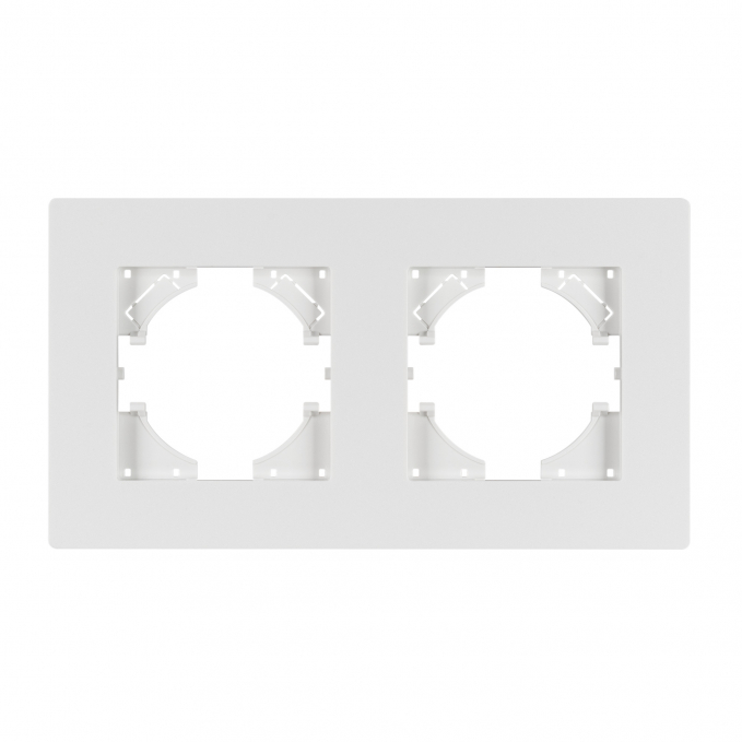 Рамка пластиковая FRM-PERIO-PL-2-WH, Arlight, 049750, изображение 3
