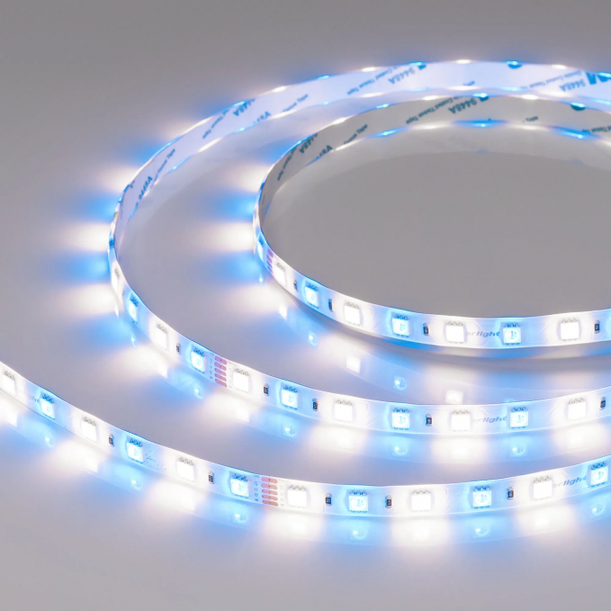 Светодиодная лента RTW-SE-B60-10mm 24V RGBW-Day (14.4 W/m, IP65, 5060, 5m), Arlight, 034154, изображение 6 Светодиодная лента RTW-SE-B60-10mm 24V RGBW-Day (14.4 W/m, IP65, 5060, 5m), Arlight, 034154, изображение 6
