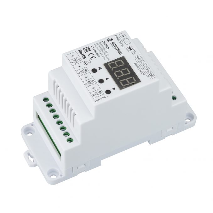 INTELLIGENT ARLIGHT Диммер SMART-DALI-104-62-ADDR-RGBW-DT6/DT8-PD-DIN White (12-48V, 4x5А), Arlight, 028422(1), изображение 1 INTELLIGENT ARLIGHT Диммер SMART-DALI-104-62-ADDR-RGBW-DT6/DT8-PD-DIN White (12-48V, 4x5А), Arlight, 028422(1), изображение 1
