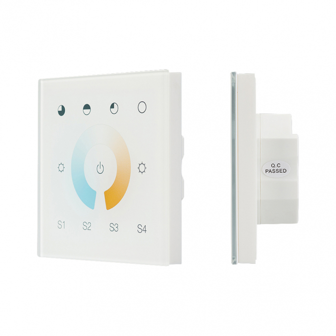 INTELLIGENT ARLIGHT Сенсорная панель DALI-901-11-1G-4SC-MIX-DT8-IN White (BUS/230V), Arlight, 037196, изображение 1 INTELLIGENT ARLIGHT Сенсорная панель DALI-901-11-1G-4SC-MIX-DT8-IN White (BUS/230V), Arlight, 037196, изображение 1
