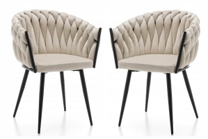 Набор из 2 стульев Refuge Cadence, Hesby Import, HSBI_DC146_beige_2 Набор из 2 стульев Refuge Cadence, Hesby Import, HSBI_DC146_beige_2