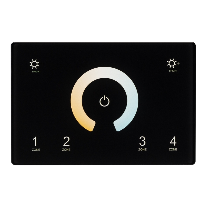 Панель Sens SMART-P81-MIX Black (230V, 4 зоны, 2.4G), Arlight, 028401, изображение 2