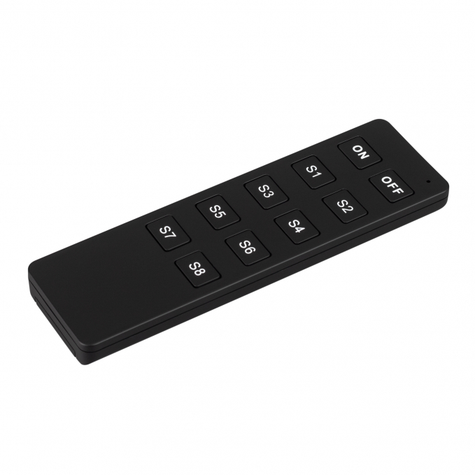 INTELLIGENT ARLIGHT Пульт SMART-801-22-8SC-MULTI Black (3V, 2.4G), Arlight, 037335, изображение 1 INTELLIGENT ARLIGHT Пульт SMART-801-22-8SC-MULTI Black (3V, 2.4G), Arlight, 037335, изображение 1