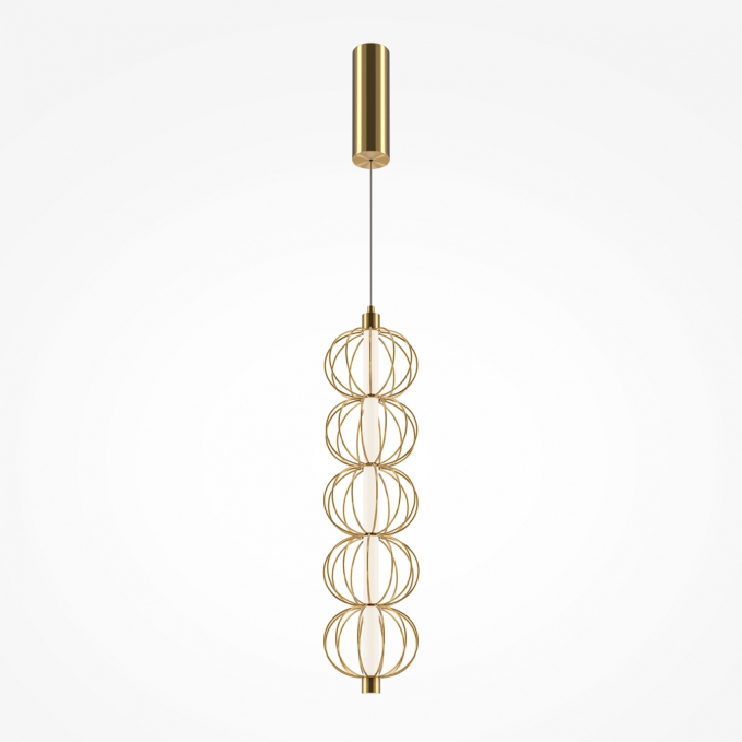 Подвесной светильник Золотая клетка / Golden Cage 3000К 17Вт, MOD216PL-L10G3K, изображение 1 Подвесной светильник Золотая клетка / Golden Cage 3000К 17Вт, MOD216PL-L10G3K, изображение 1