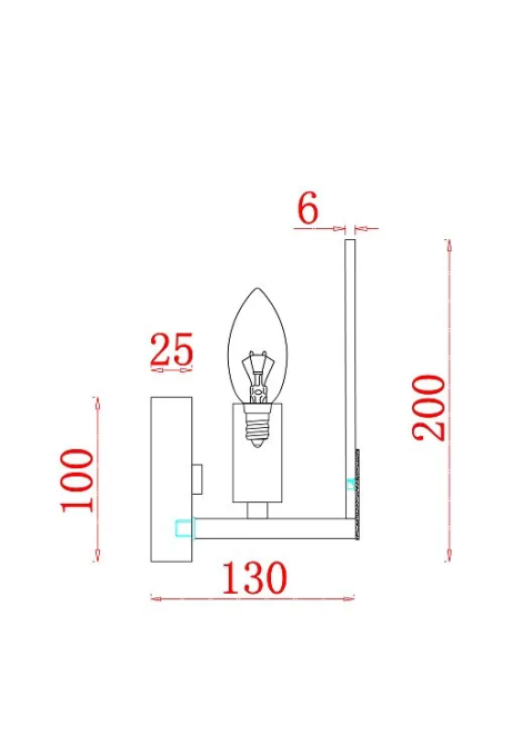 Настенный светильник (бра) Фэнтези E14x1, Freya, FR5237WL-01BS Настенный светильник (бра) Фэнтези E14x1, Freya, FR5237WL-01BS