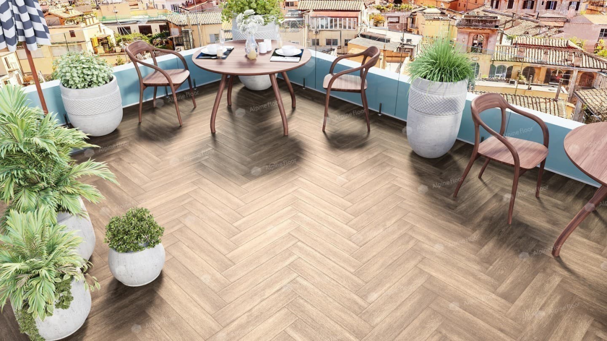 Каменный ламинат SPC Alpine Floor Parquet Light Макадамия, ЕСО 13-10 MC