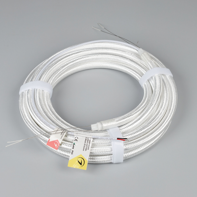 Светодиодная лента герметичная MOONLIGHT-COTTON-TOP-S-M560-D13xmm 24V Warm3000 (11 W/m, IP65, 5m, wire x1), Arlight, 048141, изображение 1