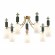 Люстра потолочная E14 7*40W CANDY CLASSIC ODL_EX21 128 ODEON LIGHT 4861/7C, фото на белом фоне