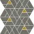 Мозаика Italon Avantgarde Black Mosaico Luxor 30.7х30.9, 620110000242