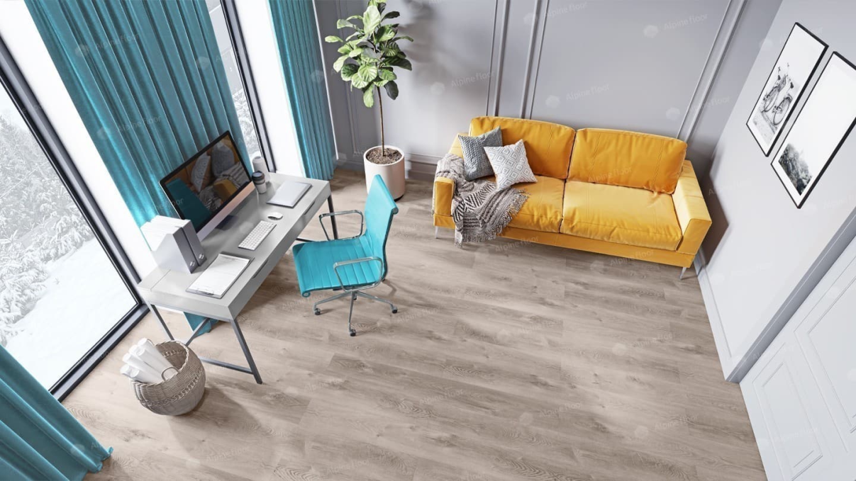 Каменный ламинат SPC (ABA) Alpine Floor Premium XL Дуб Гранит, ECO 7-8 MC