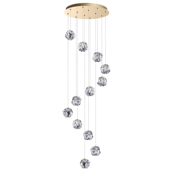 Люстра каскадная LED 60W 4000K 2800Лм JEMSTONE L-VISION ODL25 563 ODEON LIGHT 5085/60L, изображение 1 Люстра каскадная LED 60W 4000K 2800Лм JEMSTONE L-VISION ODL25 563 ODEON LIGHT 5085/60L, изображение 1