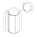 Душевое ограждение AM.PM Like W83UG-333-095CG Душевое ограждение AM.PM Like W83UG-333-095CG