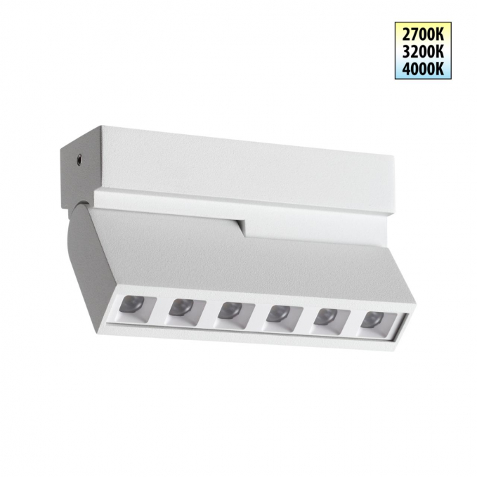 Светильник накладной с перекл. цв. температуры IP20 LED 6W 180-265V 2700К/3200К/4000К EOS OVER NT25 396 NOVOTECH 359762, изображение 1