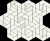 Мозаика Italon Metropolis Calacatta Gold Mosaico Icon 28.6x34.7, 620110000152
