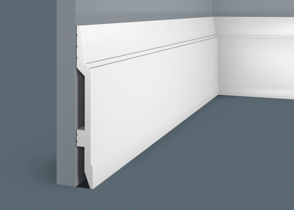 Плинтус Cosca Decor PX007, 150х17x2000 мм, Экополимер
