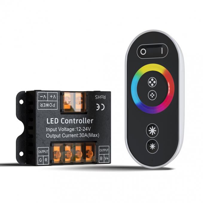 Контроллер для источника света Цветной (RGB) 12-24В 720Вт, CLM002, изображение 1 Контроллер для источника света Цветной (RGB) 12-24В 720Вт, CLM002, изображение 1