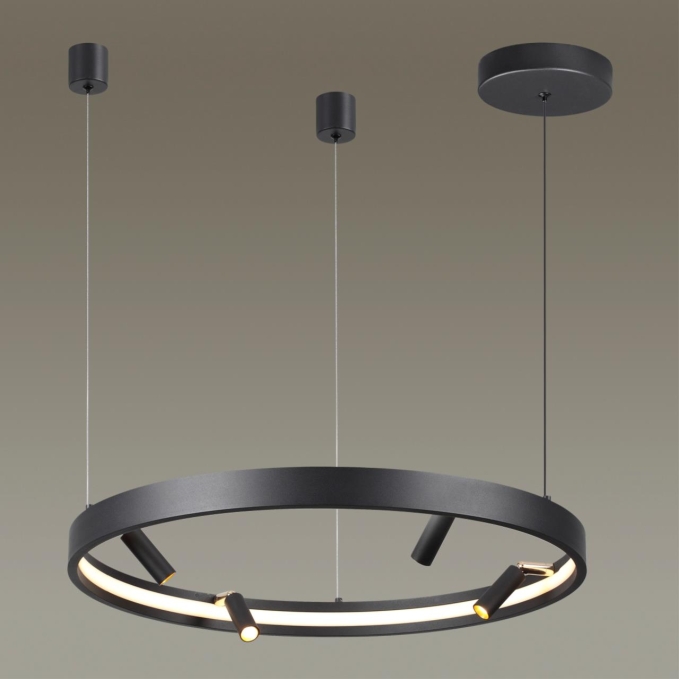 Подвесной светильник с пультом ДУ и доп. креплением IP20 LED 45W+15W 1952Лм 3000-6000K FONDA HIGHTECH ODL22 313 ODEON LIGHT 4317/58L, фото на цветном фоне 1 Подвесной светильник с пультом ДУ и доп. креплением IP20 LED 45W+15W 1952Лм 3000-6000K FONDA HIGHTECH ODL22 313 ODEON LIGHT 4317/58L, фото на цветном фоне 1