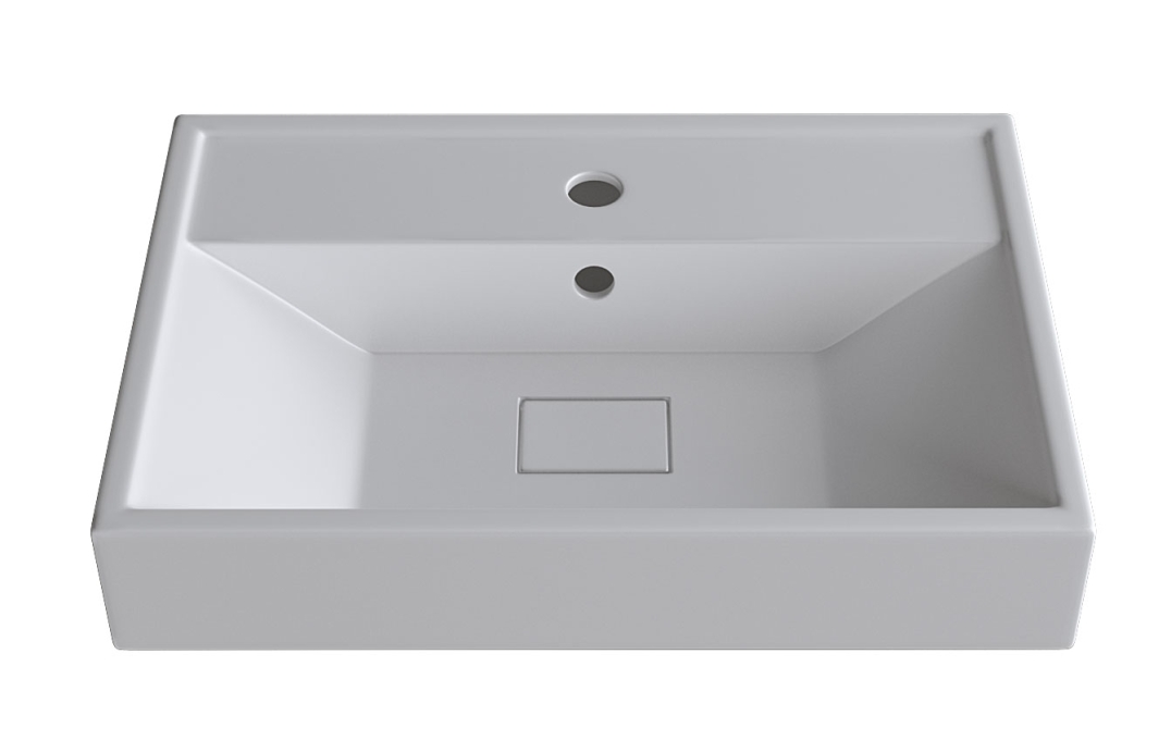 Накладная раковина Madera Malta 4627173210836 60 см белая глянцевая