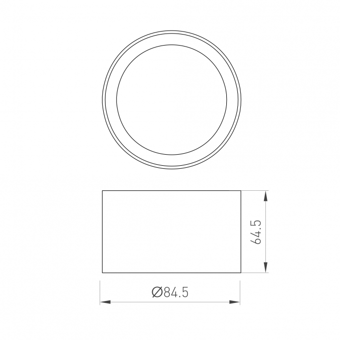 Кольцо антибликовое LGD-ANTIGLARE-RING-R85 (WH), Arlight, 046758, изображение 2