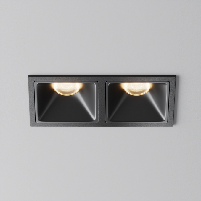 Встраиваемый светильник Альфа / Alfa LED 20 Вт 3000 К 50°, DL043-02-10W3K-SQ-B-1, изображение 1 Встраиваемый светильник Альфа / Alfa LED 20 Вт 3000 К 50°, DL043-02-10W3K-SQ-B-1, изображение 1