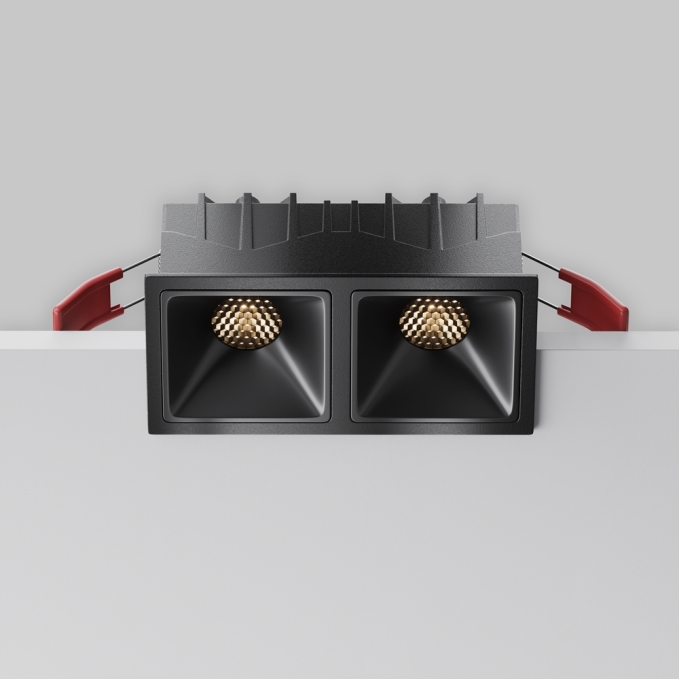 Встраиваемый светильник Альфа / Alfa LED 20 Вт 3000 К 50°, DL043-02-10W3K-SQ-B-1, изображение 6 Встраиваемый светильник Альфа / Alfa LED 20 Вт 3000 К 50°, DL043-02-10W3K-SQ-B-1, изображение 6