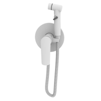 Смеситель гигиенический Esko Lagos White SMHLGW белый матовый встраиваемый