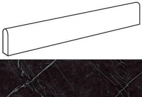 Плинтус Atlas Concorde Marvel Stone Nero Marquina Battiscopa Lapp. 7.2x60, ATDS Плинтус Atlas Concorde Marvel Stone Nero Marquina Battiscopa Lapp. 7.2x60, ATDS