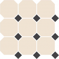 Керамогранит Top Cer Octagon 4416 Oct14-1Ch White 16 / Black Dots 14 30x30, OCT16 DOT14 Керамогранит Top Cer Octagon 4416 Oct14-1Ch White 16 / Black Dots 14 30x30, OCT16 DOT14