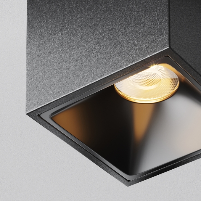 Потолочный светильник Альфа / Alfa LED 8 Вт 2700 К 50°, C065CL-8W2.7K-SQ-B, изображение 2 Потолочный светильник Альфа / Alfa LED 8 Вт 2700 К 50°, C065CL-8W2.7K-SQ-B, изображение 2