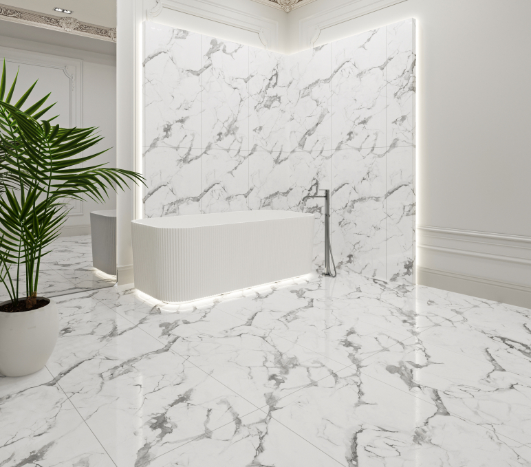 Керамогранит NT Ceramic Marmo Callacata Endless 60x120, NTT99507P Керамогранит NT Ceramic Marmo Callacata Endless 60x120, NTT99507P