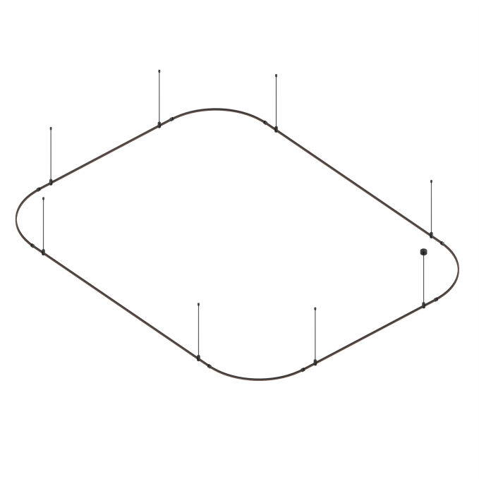 Основание ART-APRIORI-RECTANGLE-SOFT-ROD-800-4500x3500 (BK), Arlight, 048542, изображение 2 Основание ART-APRIORI-RECTANGLE-SOFT-ROD-800-4500x3500 (BK), Arlight, 048542, изображение 2