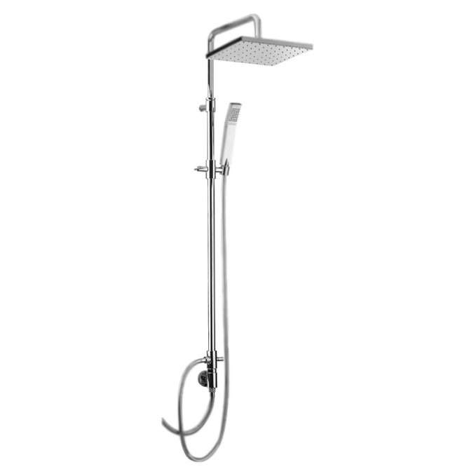 Душевая стойка Webert Shower Set AC0675015PVC хром глянцевый без смесителя Душевая стойка Webert Shower Set AC0675015PVC хром глянцевый без смесителя